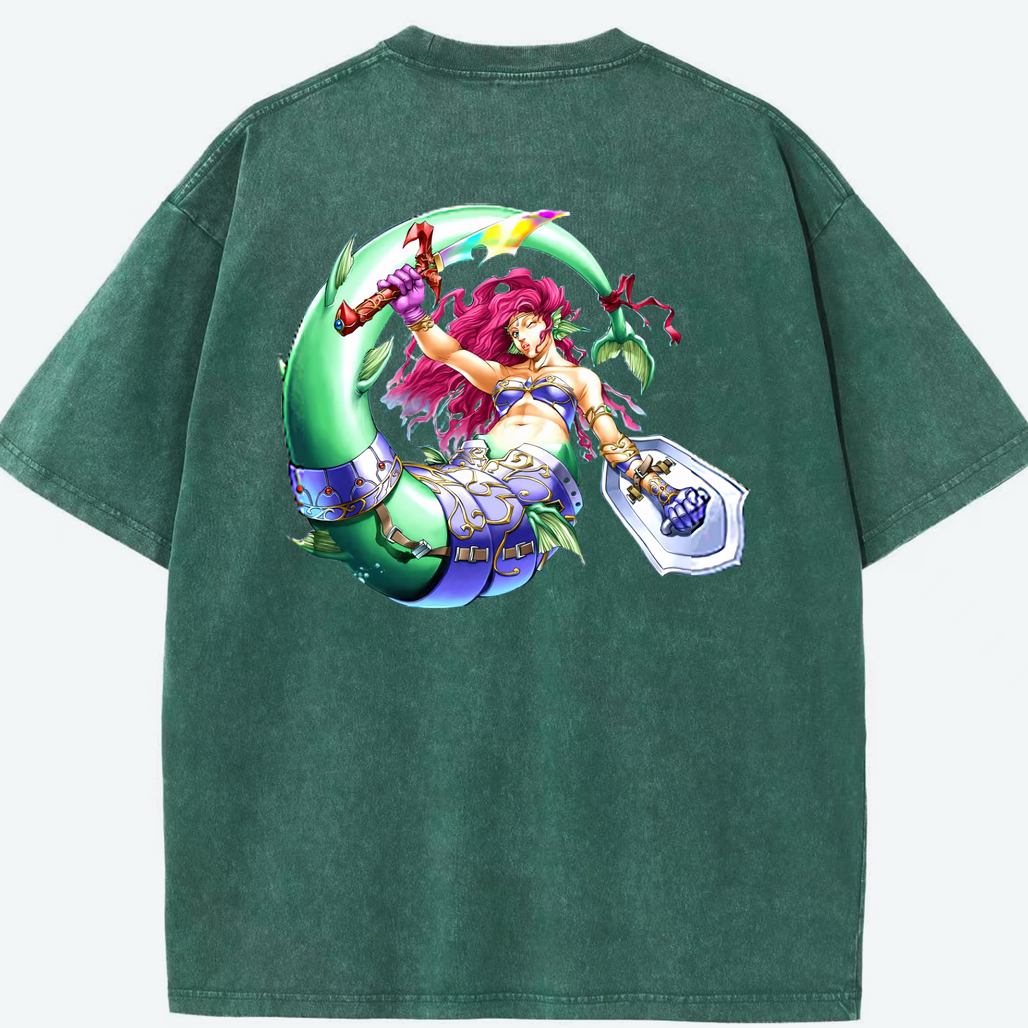 （画像用） 遊☆戯☆王 Yu-Gi-Oh! 綿100% ヴィンテージ風 半袖Tシャツ（背面プリント）